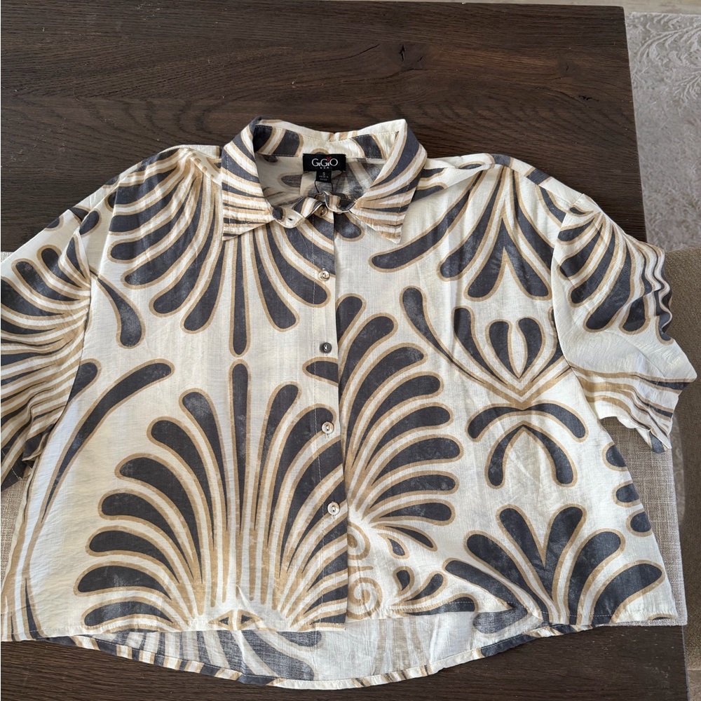 GiGo Patterned Two-Piece Set - Picture 2 of 5